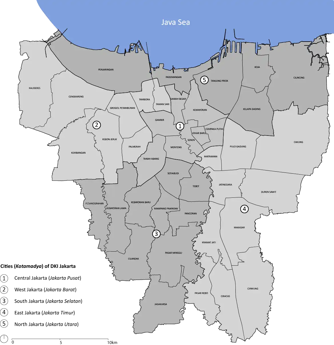 Senen is located in Jakarta