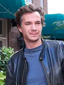 James D'Arcy, smiling