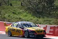 Moffat drove a Ford Falcon (BF) to 2nd place in the 2009 Fujitsu V8 Supercar Series.