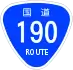 National Route 190 shield