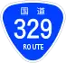 National Route 329 shield