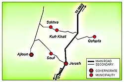 Location of Kufr Khall