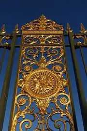 Detail of Gateway to the Tuileries Garden