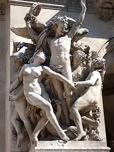 La Danse (The Dance), for facade of the Opéra Garnier (installed 1869)