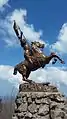 Statue of Jeanne d'Arc at Ballon d'Alsace