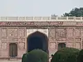 Walls surrounding the tomb