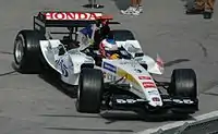 Jenson Button in the 2005 Chinese Grand Prix with 555 livery.