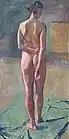 Standing Nude, 2002, oil on canvas, 48" by 24"