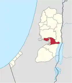 Location of Quds Governorate