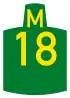 Metropolitan route M18 shield