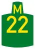 Metropolitan route M22 shield