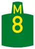 Metropolitan route M8 shield