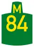 Metropolitan route M84 shield