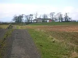 Jock's Thorn Farm from the Kilmarnock facing side in the vicinity of the 'Old Castle.'