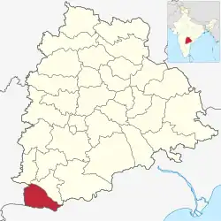 Location in Telangana