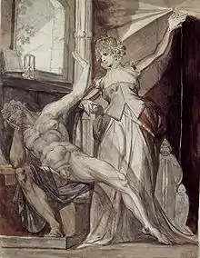 Kriemhild and Gunther, 1807