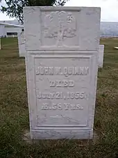 John Wannuaucon Quinney headstone