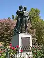 Goddess of Fruit World War I memorial in Garfield Park, Pomona, California