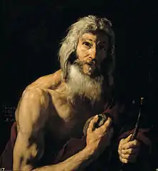 The Penitent Saint Jerome, 1652, 77.2 × 71.8 cm., Museo del Prado