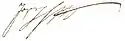 Joseph II's signature