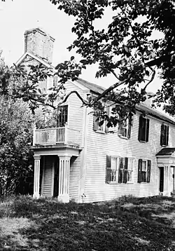 Joseph Smith House, ca. 1705, with stone end now almost completely enclosed.