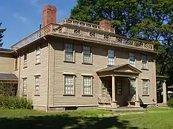 The Josiah Quincy House in Wollaston Park.