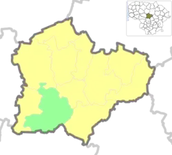 Location of Josvainiai Eldership