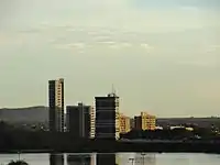 Juazeiro skyline seen from São Francisco river