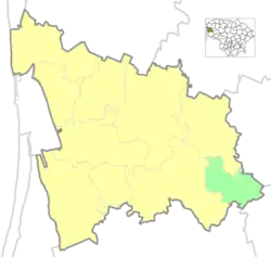 Location of Judrėnai Eldership