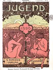 Cover of Jugend magazine (1896)