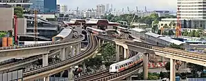 Exterior of Jurong East MRT station