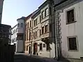 Manor houses on Žizkova Street, spared from the demolition