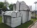 Sarcophagi in the museum yard