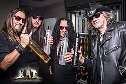 KAT in 2019. L-R: Qbek Weigel, Mariusz Prętkiewicz, Adam Harris Jasiński, Piotr Luczyk