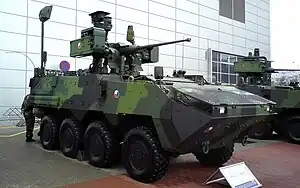 Czech Pandur II 8x8 wheeled IFV