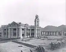 Kowloon station and the Clock Tower, 1914.