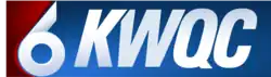 Logo for KWQC as of 2023.