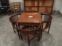 Table and chairs, Danish Design Museum