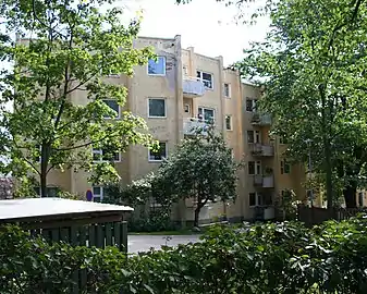 "Serpentine House" housing block, Helsinki, Yrjö Lindegren, 1949–1951.