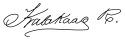 Kalākaua's signature