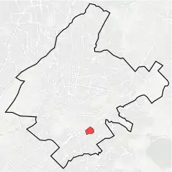 Location within Athens municipality