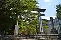 The first torii at the bottom.