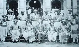 Image 5British appointed Kandyan chief headmen in 1905. (from Sri Lanka)