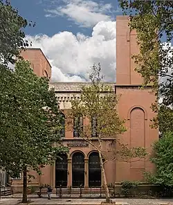 Congregation Baith Israel Anshei Emes, the oldest Jewish congregation in Brooklyn, built as  Middle Dutch Reformed Church (1855–56)