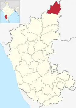 Location in Karnataka