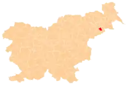 The location of the Municipality of Markovci