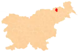 Location of the Municipality of Pesnica in Slovenia