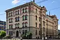 The historic Kaserne building of the police force in Zürich.