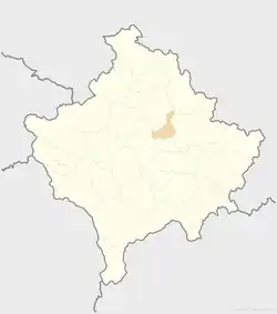 Obiliq is located in Kosovo