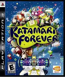 US box art for Katamari Forever